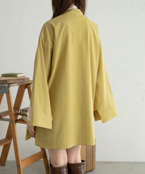 袖スリットシャツ／【WEB/EC限定商品】（シャツ/ブラウス