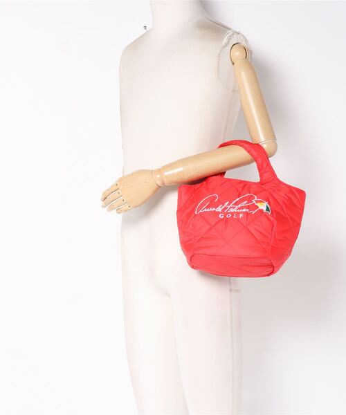 Arnold Palmer（アーノルドパーマー）の「Arnold Palmer Golf キルティングミニトートバッグ（トートバッグ・レディース・レッド/グリーン/ブラック・FREE）」の7枚目の写真