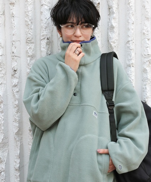 Discus Jp DISCUS(ディスカス)の「DISCUS/スタンドカラーフリースワンピース(ワンピース)」 - WEAR