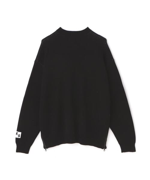 DANKE SCHON（ダンケシェーン）の「DankeSchon/ダンケシェーン/Chidori sidezip Crewneck（ニット/セーター・レディース・ホワイト/ブラック・F）」の15枚目の写真