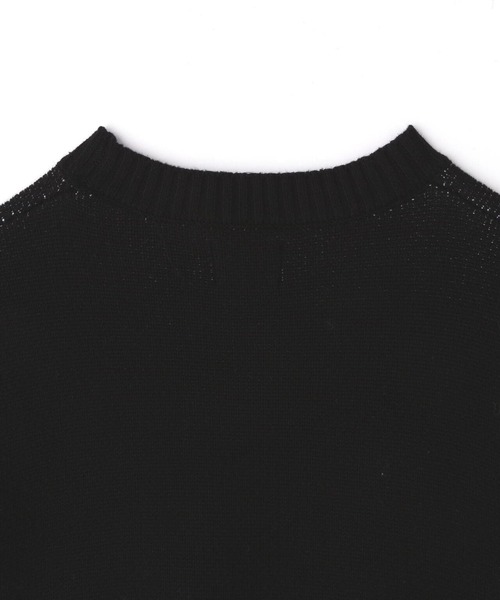 DANKE SCHON（ダンケシェーン）の「DankeSchon/ダンケシェーン/Chidori sidezip Crewneck（ニット/セーター・レディース・ホワイト/ブラック・F）」の8枚目の写真