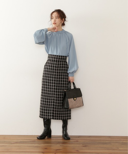 N.(N. Natural Beauty Basic)(エヌエヌナチュラルビューティーベーシック)の「クラシカルコンビショルダーバッグ(トートバッグ・レディース・ブラック系その他/ブラウン系その他・フリ-)」の3枚目の写真