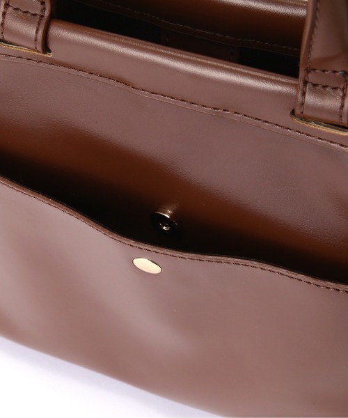 N.(N. Natural Beauty Basic)(エヌエヌナチュラルビューティーベーシック)の「クラシカルコンビショルダーバッグ(トートバッグ・レディース・ブラック系その他/ブラウン系その他・フリ-)」の13枚目の写真