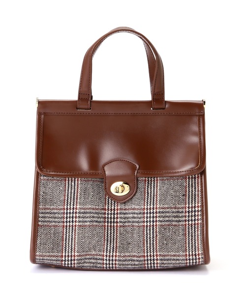 N.(N. Natural Beauty Basic)(エヌエヌナチュラルビューティーベーシック)の「クラシカルコンビショルダーバッグ(トートバッグ・レディース・ブラック系その他/ブラウン系その他・フリ-)」の11枚目の写真