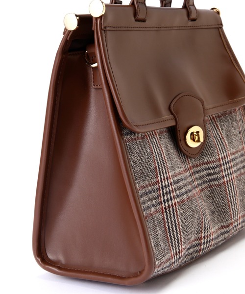 N.(N. Natural Beauty Basic)(エヌエヌナチュラルビューティーベーシック)の「クラシカルコンビショルダーバッグ(トートバッグ・レディース・ブラック系その他/ブラウン系その他・フリ-)」の18枚目の写真