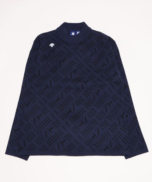 Active ハイネック総柄セーター インナー メンズ Store Golf ウェア セーター ウェア フリース スポーツウェア ニット セーター ゴルフ ゴルフウェア Golf デサントゴルフ のファッション 防寒 Descente ニット アウトレット セール