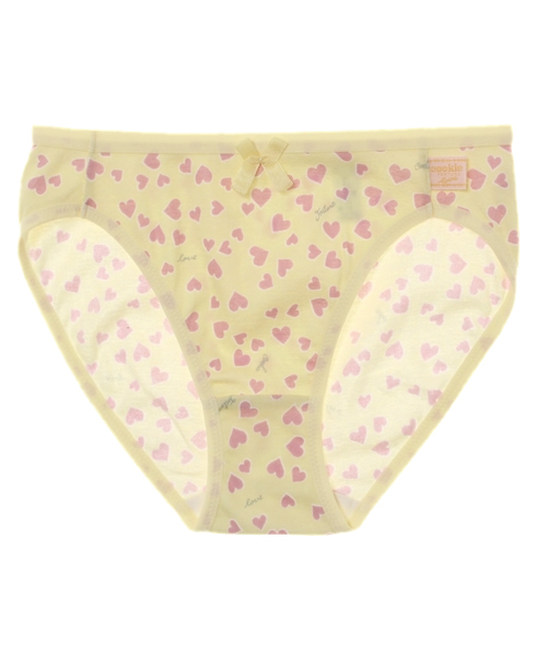 COOKIE fortune LOVE(クッキーフォーチュンラブ)の「ハート柄 スタンダードショーツ(ショーツ・レディース・クリーム/ホワイト/ブラック・MEDIUM/LARGE)」の3枚目の写真