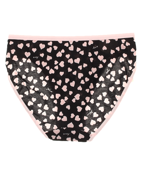 COOKIE fortune LOVE(クッキーフォーチュンラブ)の「ハート柄 スタンダードショーツ(ショーツ・レディース・クリーム/ホワイト/ブラック・MEDIUM/LARGE)」の4枚目の写真