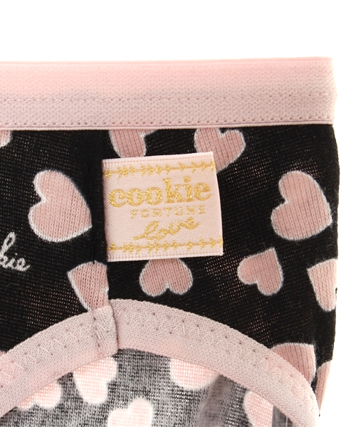 COOKIE fortune LOVE(クッキーフォーチュンラブ)の「ハート柄 スタンダードショーツ(ショーツ・レディース・クリーム/ホワイト/ブラック・MEDIUM/LARGE)」の6枚目の写真