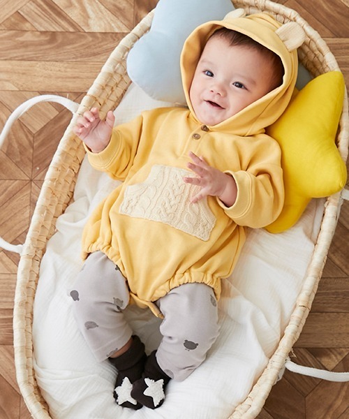 petit main（プティマイン）の「つま先星モチーフカップソックス（ベビーシューズ/ベビーソックス・キッズ・オフホワイト/チャコール/エメラルド・9-11cm/11-13cm）」の16枚目の写真