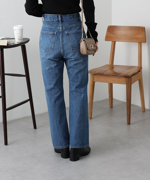 COLONY 2139（コロニートゥーワンスリーナイン）の「フレアデニムパンツ（デニムパンツ・レディース・ブラック/ブルー/ネイビー/サックスブルー/ダークブルー・SMALL/MEDIUM/LARGE）」の8枚目の写真