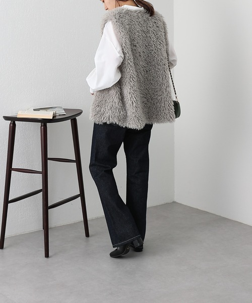 COLONY 2139（コロニートゥーワンスリーナイン）の「フレアデニムパンツ（デニムパンツ・レディース・ブラック/ブルー/ネイビー/サックスブルー/ダークブルー・SMALL/MEDIUM/LARGE）」の19枚目の写真