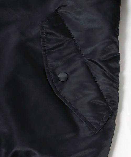 アルファインダストリーズALPHA ブラック MA-1 フライトジャケット ALPHA（アルファ）の「ALPHA INDUSTRIES/アルファ