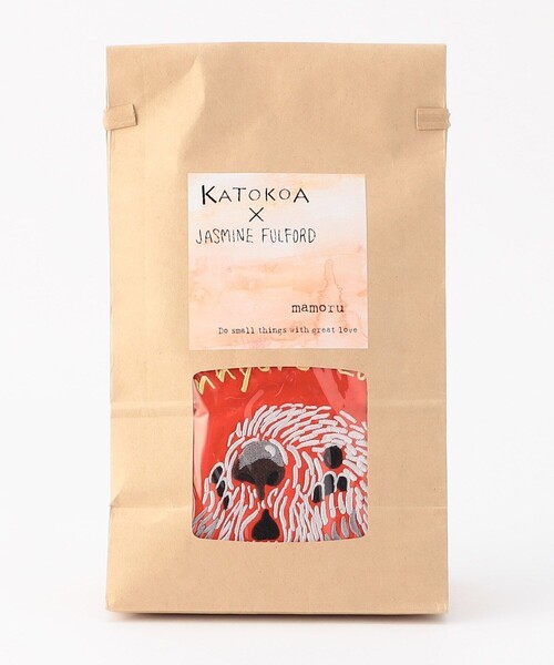 FREAK'S STORE（フリークスストア）の「KATOKOA/カトコア 刺繍バック L（トートバッグ・レディース・ベージュ/パープル/レッド/ピンク/ブラック/グレー/ターコイズブルー・ONE SIZE）」の14枚目の写真