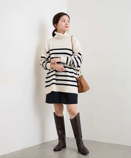 JOURNAL STANDARD(ジャーナルスタンダード)の「スラックスハーフパンツ(その他パンツ・レディース・ブラック/ダークブルー・36/38)」の5枚目の写真