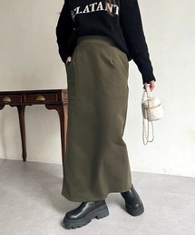 起毛ナロースカート