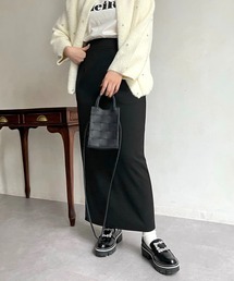 起毛ナロースカート