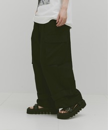 Alpinus | Alpinus - Wide straight ripstop cargo pants / ワイドストレート リップストップカーゴパンツ(カーゴパンツ)