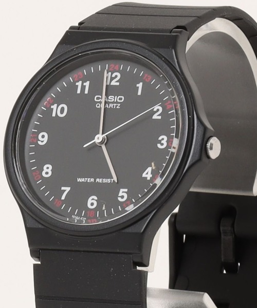 CASIO(カシオ)の「CASIO カシオ/ スタンダード アナログクォーツ ラウンドフェイス腕時計 日常生活防水 //// MQ-24(アナログ腕時計・メンズ・ブラック系その他2/ブラック×シルバー/ブラック系その他6/ブラック系その他5/ブラック×ブラック/ブラック/ブラック系その他3/ブラック×ゴールド/ブラック×ホワイト/ブラック系その他/ブラック系その他4・FREE)」の8枚目の写真