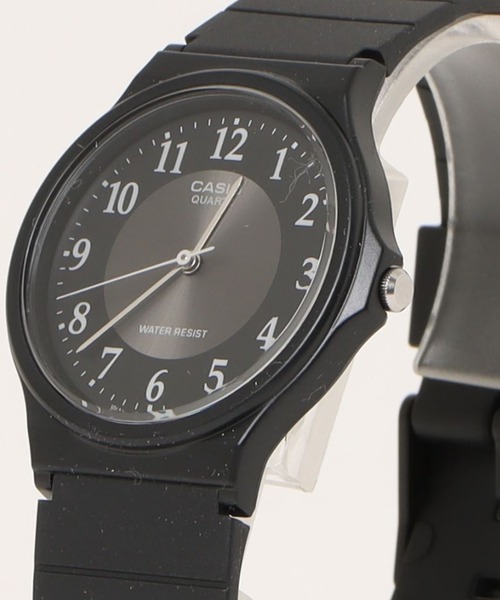 CASIO(カシオ)の「CASIO カシオ/ スタンダード アナログクォーツ ラウンドフェイス腕時計 日常生活防水 //// MQ-24(アナログ腕時計・メンズ・ブラック系その他2/ブラック×シルバー/ブラック系その他6/ブラック系その他5/ブラック×ブラック/ブラック/ブラック系その他3/ブラック×ゴールド/ブラック×ホワイト/ブラック系その他/ブラック系その他4・FREE)」の11枚目の写真