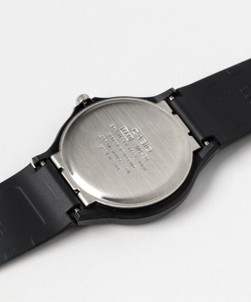 CASIO カシオ / スタンダード アナログクォーツ ラウンドフェイス腕時計 日常生活防水 /// MQ-24（アナログ腕時計）｜CASIO（カシオ）