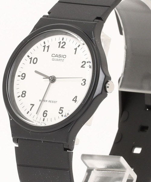 CASIO(カシオ)の「CASIO カシオ/ スタンダード アナログクォーツ ラウンドフェイス腕時計 日常生活防水 //// MQ-24(アナログ腕時計・メンズ・ブラック系その他2/ブラック×シルバー/ブラック系その他6/ブラック系その他5/ブラック×ブラック/ブラック/ブラック系その他3/ブラック×ゴールド/ブラック×ホワイト/ブラック系その他/ブラック系その他4・FREE)」の15枚目の写真