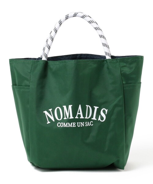 NOMADIS（ノマディス）の「NOMADIS × Demi-Luxe BEAMS / 別注 SAC2 Petit リバーシブル ロゴトートバッグ（トートバッグ・レディース・ブルー/ラベンダー/グリーン系その他5/グリーン/レッド系その他3/ブラック・ONE SIZE）」の22枚目の写真
