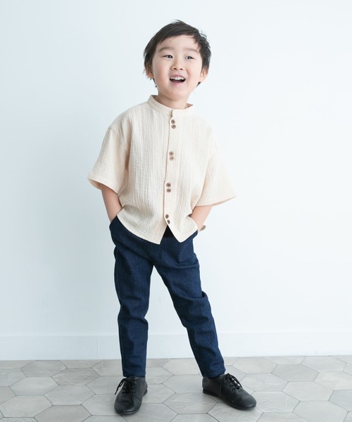 URBAN RESEARCH DOORS(アーバンリサーチドアーズ)の「デニムスリムイージーパンツ(KIDS)(デニムパンツ・キッズ・インディゴブルー/グレー・105/120/135)」の18枚目の写真