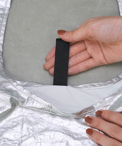 BIRTHDAY BAR（バースデイバー）の「メタリックトート Mサイズ（エコバッグ/サブバッグ・レディース・シルバー/ゴールド/ブルー/ブロンズ/ネイビー/グリーン/マルチ/ガンメタ/ホワイト/ダークブルー・フリー/0）」の12枚目の写真