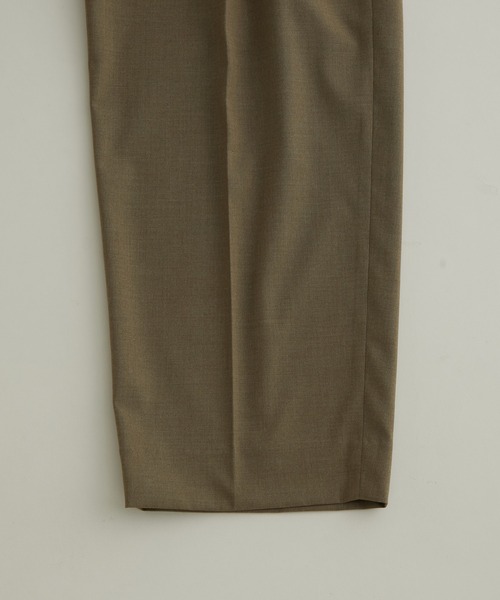 ADAM ET ROPE'（アダムエロペ）の「《FINAL PRICE》【Chambrer】ワイドテーパード イージー ツータック スラックス/セットアップ対応（スラックス・メンズ・ブラック/ブルー系その他4/ブラウン系その他2・S/M/L）」の19枚目の写真