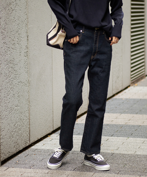 FRAMeWORK（フレームワーク）の「クロップドデニム（デニムパンツ・レディース・ホワイト/ネイビー/ブラック・36/40/38）」の5枚目の写真