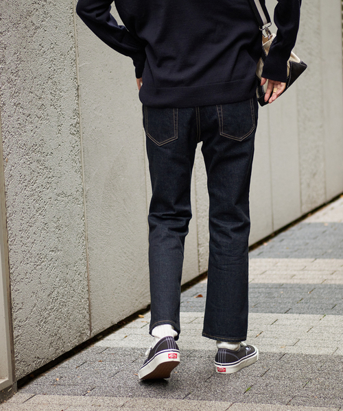 FRAMeWORK（フレームワーク）の「クロップドデニム（デニムパンツ・レディース・ホワイト/ネイビー/ブラック・36/40/38）」の8枚目の写真