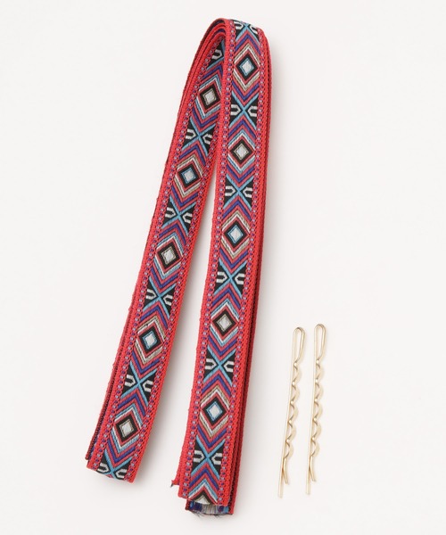 チャイハネ（チャイハネ）の「【チャイハネ】スクエアッドセットストリング（その他ヘアアクセサリー・レディース・ブルー/ピンク・FREE）」の6枚目の写真