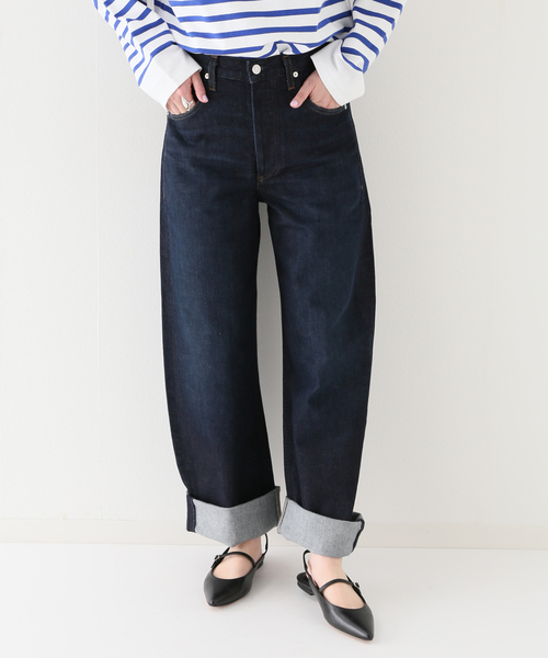 IENA(イエナ)の「【Citizens of humanity】AYLA BAGGY IN BANDIT デニムパンツ(デニムパンツ・レディース・ネイビー・25/24/26)」の1枚目の写真