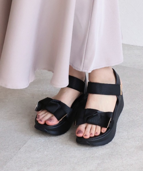 DONOBAN リボン　サンダル　L 新品未使用】 Akiron x Donoban エナメルリボンサンダル L - メルカリ