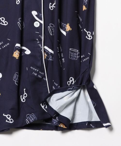 リラックマ 長袖パジャマ ワンピース（ルームワンピース）｜FUNALIVE