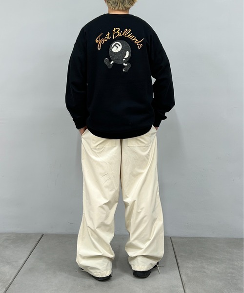 WHO'S WHO gallery（フーズフーギャラリー）の「COOPER FACT パラシュートワイドパンツ（カーゴパンツ・レディース・ホワイト/ブラック/カーキ/ピンク/インディゴブルー/ブラウン/ベージュ/ブラック系その他/サックスブルー/チャコールグレー・FREE）」の15枚目の写真