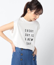 Grand PARK | ロゴ入り　タックカットソー(Tシャツ/カットソー)