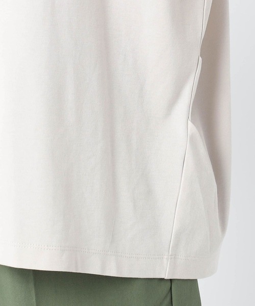 Grand PARK(グランドパーク)の「ロゴ入り タックカットソー(Tシャツ/カットソー・レディース・アイボリー/ホワイト/チャコールグレー・FREE)」の8枚目の写真