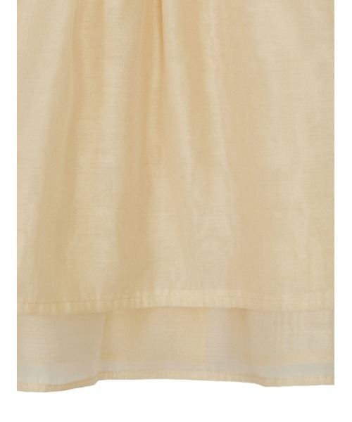 Ameri（アメリ）の「BUSTIER LAYERED SHEER SHIRT（シャツ/ブラウス・レディース・グリーン/アイボリー/ブラック・SMALL/MEDIUM）」の21枚目の写真