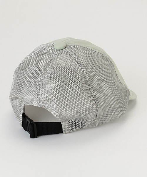 petit main(プティマイン)の「ロゴメッシュキャップ(キャップ・キッズ・サックスブルー/オレンジ/ライトグリーン/ライトピンク/ライトベージュ・52cm/50cm/54cm)」の6枚目の写真