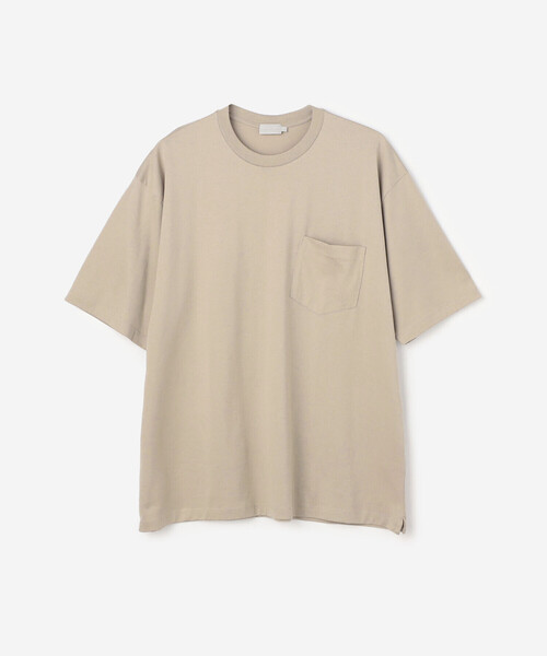 handvaerk（ハンドバーク）の「handvaerk | 60/2 クルーネックポケットビッグTシャツ SOLID MEN（Tシャツ/カットソー・メンズ・ネイビー/ダークグレー/ライトブルー/ライトグレー/ホワイト/ベージュ/オリーブ/ブラック・L/S/M）」の6枚目の写真
