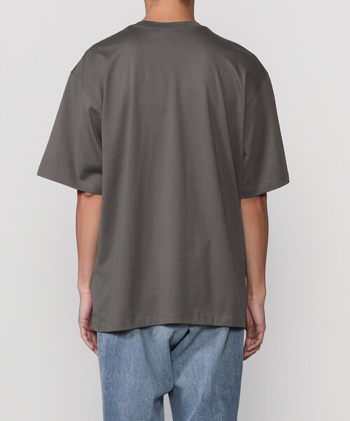 handvaerk（ハンドバーク）の「handvaerk | 60/2 クルーネックポケットビッグTシャツ SOLID MEN（Tシャツ/カットソー・メンズ・ネイビー/ダークグレー/ライトブルー/ライトグレー/ホワイト/ベージュ/オリーブ/ブラック・L/S/M）」の13枚目の写真