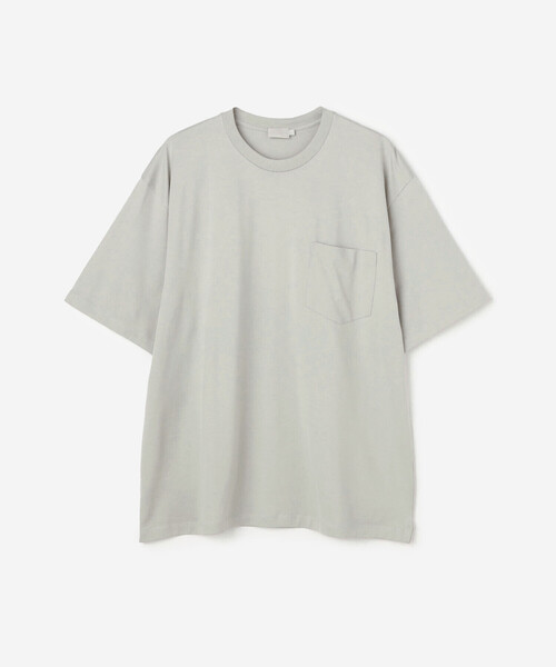 handvaerk（ハンドバーク）の「handvaerk | 60/2 クルーネックポケットビッグTシャツ SOLID MEN（Tシャツ/カットソー・メンズ・ネイビー/ダークグレー/ライトブルー/ライトグレー/ホワイト/ベージュ/オリーブ/ブラック・L/S/M）」の4枚目の写真