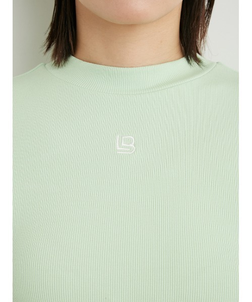 LILY BROWN(リリーブラウン)の「ハイネックエンプロイダリロゴT(Tシャツ/カットソー・レディース・ブラック/ホワイト/ミント・FREE)」の10枚目の写真