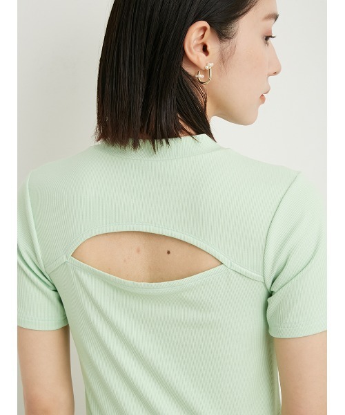 LILY BROWN(リリーブラウン)の「ハイネックエンプロイダリロゴT(Tシャツ/カットソー・レディース・ブラック/ホワイト/ミント・FREE)」の11枚目の写真