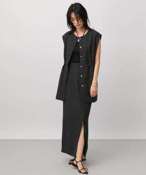 A part by（アパートバイ）の「【セットアップ対応】メッシュタイトスカート（スカート・レディース・ブラック/アイボリー/グレー系その他4・MEDIUM/LARGE）」の4枚目の写真