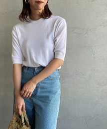 [GICIPI/ジチピ] ARGENTO ショートスリーブニットソー