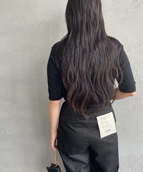 gicipi（ジチピ）の「[GICIPI/ジチピ] ARGENTO ショートスリーブニットソー（ニット/セーター・レディース・ホワイト/ブラック/グリーン・1）」の15枚目の写真