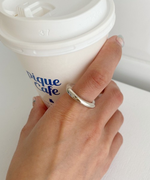 CLEA（クレア）の「メタルMIX 透明クリアリング（リング・レディース・ブラウン/シルバー/ゴールド・FREE）」の13枚目の写真